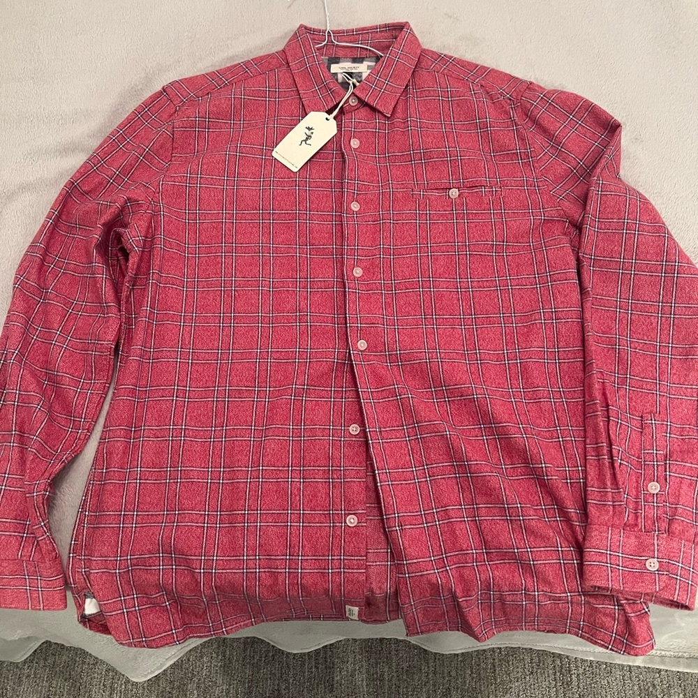 NWT Civil Society flannel button up, size large